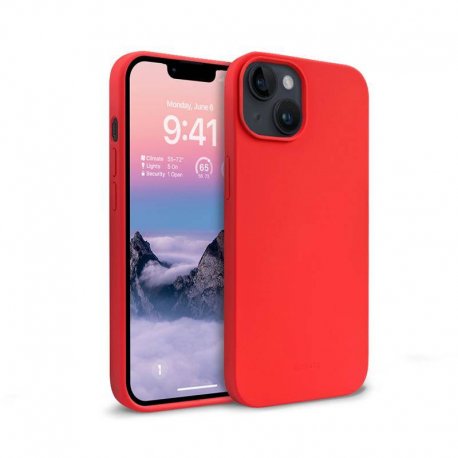 IPhone 14 Plus Silicone Oem LO Case Red