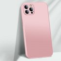 IPhone 14 Pro Max AG Matte Glass Silicone Case Pink
