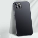 IPhone 11 AG Matte Glass Silicone Case Black