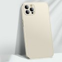 IPhone 11 AG Matte Glass Silicone Case White