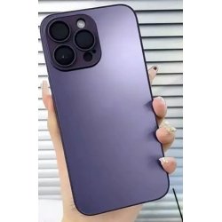 IPhone 11 AG Matte Glass Silicone Case Purple