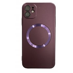 IPhone 14 Magnetic Case Matte Glass Purple
