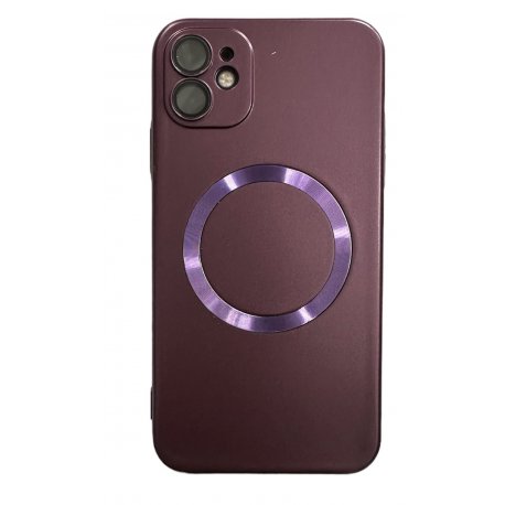 IPhone 14 Magnetic Case Matte Glass Purple