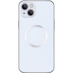 IPhone 14 Plus Magnetic Case Matte Glass Silver