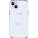 IPhone 14 Plus Magnetic Case Matte Glass Silver
