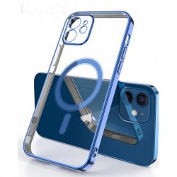 IPhone 12 Pro Max Luxury MagSafe Case Blue