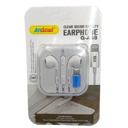 Andowl Q-A49 Lightning Bluetooth Earphones White