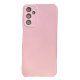 Samsung Galaxy A14 A146 Metal Satin Effect Soft Case Full Camera Protection Pink