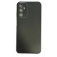 Samsung Galaxy A14 A146 Metal Satin Effect Soft Case Full Camera Protection Black