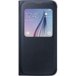 Samsung Galaxy S6 G920 Book Cover Case S View Black