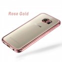 Samsung Galaxy S6 G920 Silicone Plate Case RoseGold