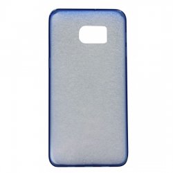 Samsung Galaxy S6 Edge Plus G928 Silicone Plate Case Transperant Blue