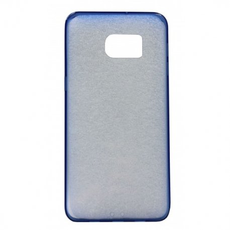 Samsung Galaxy S6 Edge Plus G928 Silicone Plate Case Transperant Blue