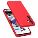 Samsung Galaxy A14 5G A146 Soft and Silky Touch Cover Full Camera Protection Red