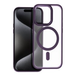 IPhone 15 Luxury MagSafe Case Deep Purple