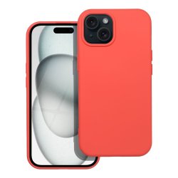 IPhone 15 Silky And Soft Touch Silicone Cover Coral