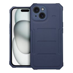 IPhone 15 Airbag Silky And Soft Touch Silicone Cover Dark Blue