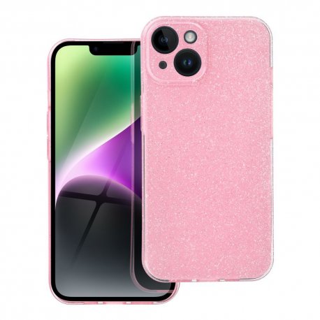 IPhone 15 Pro Max Glitter Blink Case Full Camera Protection Pink