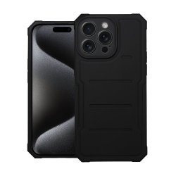 IPhone 15 Pro Max Airbag Silky And Soft Touch Silicone Cover Black