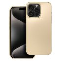 IPhone 15 Pro Metallic Case Gold
