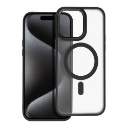 IPhone 15 Plus Luxury MagSafe Case Black