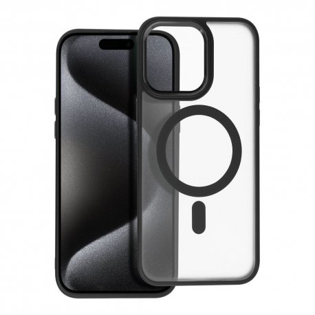 IPhone 15 Plus Luxury MagSafe Case Black