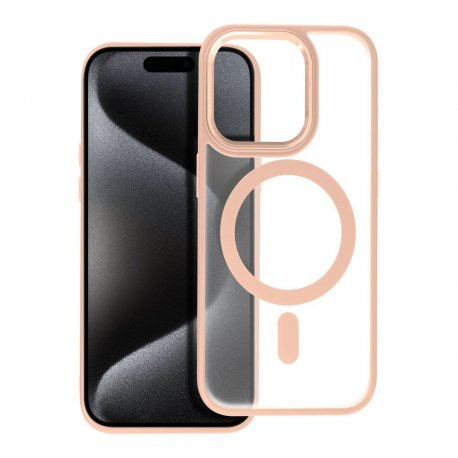 IPhone 15 Plus Luxury MagSafe Case Pink
