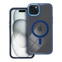 IPhone 15 Plus Luxury MagSafe Case Navy Blue