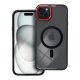 IPhone 15 Plus Luxury MagSafe Case Black Red