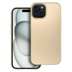 IPhone 15 Plus Metallic Case Gold