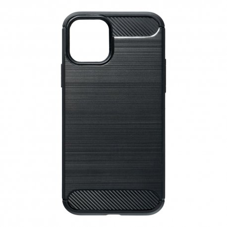 IPhone 15 Plus Carbon Fiber Design TPU Flexible Soft Black
