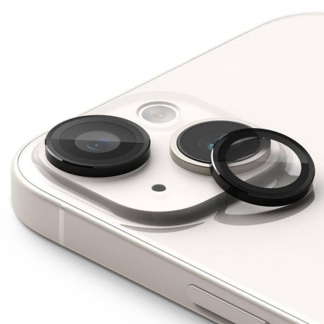 IPhone 15/15 Plus Ring Camera Protective Tempered Glass Black