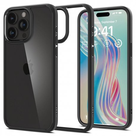 IPhone 15 Pro Max Spigen Ultra Hybrid Case Transperant Black