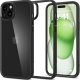 IPhone 15 Plus Spigen Ultra Hybrid Case Transperant Black