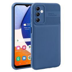 Samsung Galaxy A14 5G A146 Twill Texture Silicone Case Dark Blue