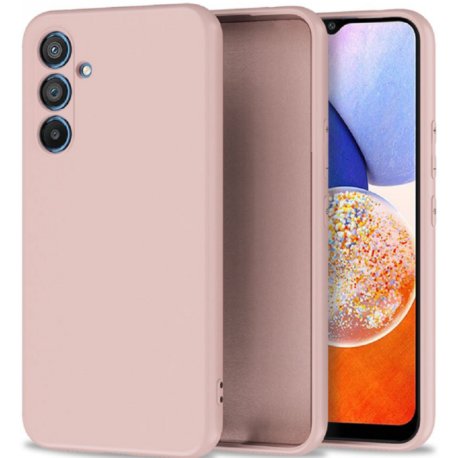 Samsung Galaxy A13 5G A136/A04S Silky And Soft Touch Silicone Cover Full Camera Protection Pink
