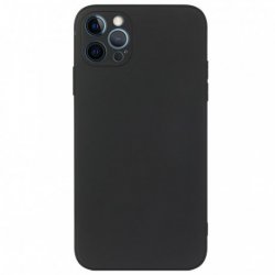 IPhone 14 Pro Max Silicone Case Full Camera Protection Black