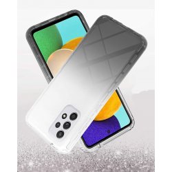 Samsung Galaxy A14 A146 Shaded Effect Soft Cover Case Transperant-Black