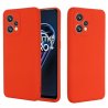 Realme 9 Pro+ 5G Silky And Soft Touch Silicone Cover Red