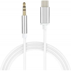MBaccess JH-020 Type C to 3.5mm Audio Aux Jack Cable 1M White