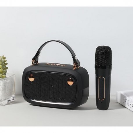 MBaccess KK-01 Portable Wireless Mini Speaker with Microphone Black