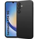 Samsung Galaxy A34 5G A346 Silky And Soft Touch Finish Silicone Case Black