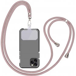 Borofone Universal Cell Phone Lanyard with Adjustable Nylon Neck Strap RoseGold