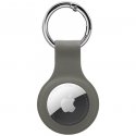AirTag Silicone Keychain Grey