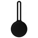 AirTag Silicone Keychain Black