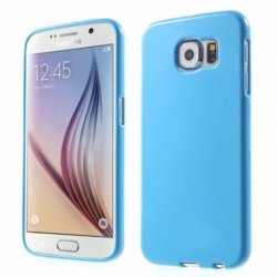 Samsung Galaxy S6 Edge G925 Silicone Case Transperant Blue