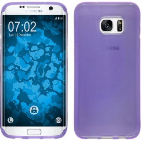 Samsung Galaxy S7 G930 Silicone Case Transperant Purple