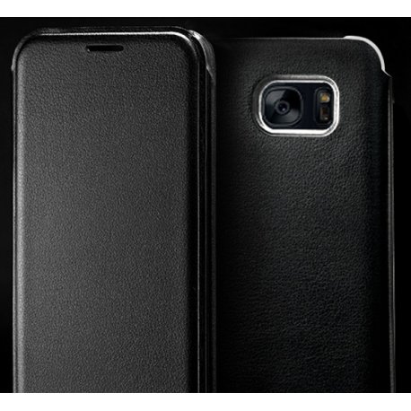 Samsung Galaxy S7 G930 Flip Wallet Cover Case Black