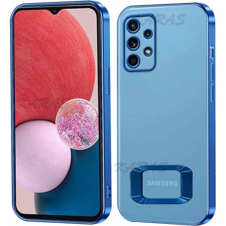 Samsung Galaxy A14 5G A146 Plate Case Transperant Blue
