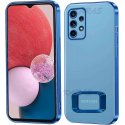 Samsung Galaxy A14 5G A146 Plate Case Transperant Blue